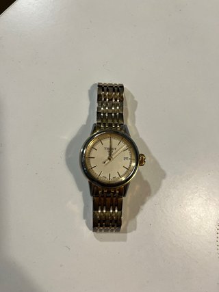 Reloj Tissot Mujer Dorado y Blanco