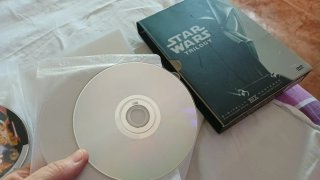 DVD Trilogía STAR WARS idioma chino