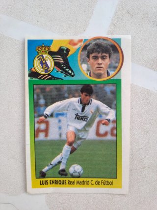Cromo Luis Enrique Real Madrid Este 93/94 ADHESIVO