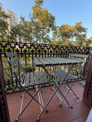 Mesa y 2 Sillas Balcón Plegables