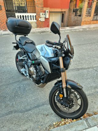 Honda CB650R Negra/Plata