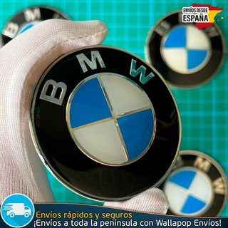 Emblemas BMW 65mm x4 Tapacubos Tapas Llantas Buje