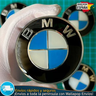Emblemas BMW 65mm x4 Tapacubos Tapas Llantas Buje