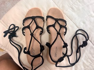 Sandalias Romanas Negras