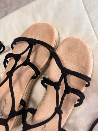 Sandalias Romanas Negras