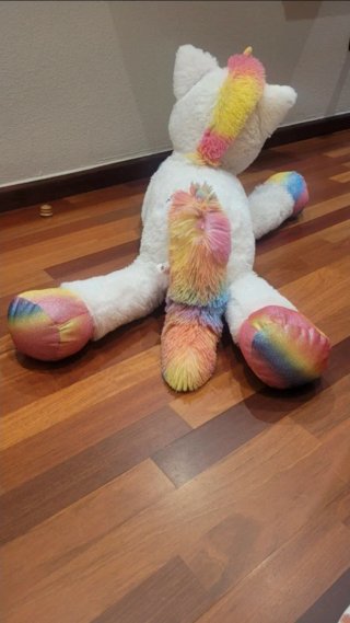Peluche Unicornio Grande 85cm Arcoíris