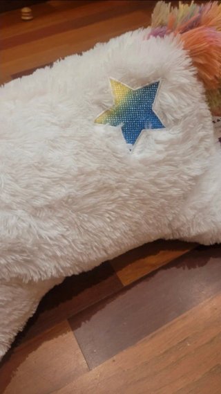 Peluche Unicornio Grande 85cm Arcoíris