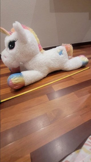 Peluche Unicornio Grande 85cm Arcoíris