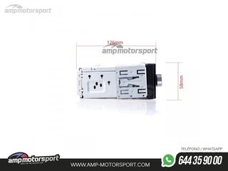 RADIO 1 DIN UNIVERSAL USB BLUETOOTH 4"