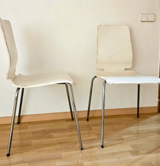 2 Sillas Blancas