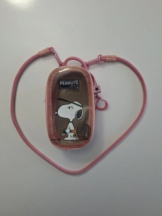 Bolso Peanuts Snoopy Tenis Rosa