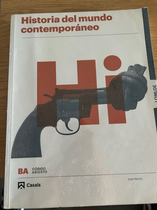 Historia del mundo contemporáneo, Hi Bachillerato