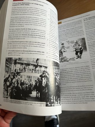Historia del mundo contemporáneo, Hi Bachillerato