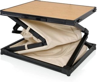 Armario Plegable Camping Beige/Negro