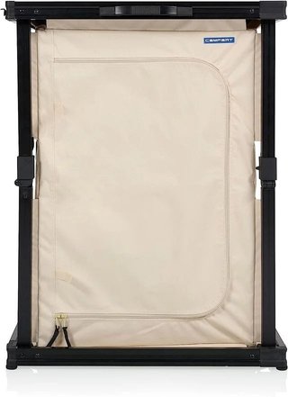 Armario Plegable Camping Beige/Negro