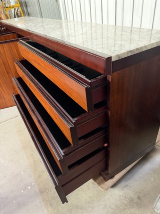Aparador Art Déco Original Madera y Mármol