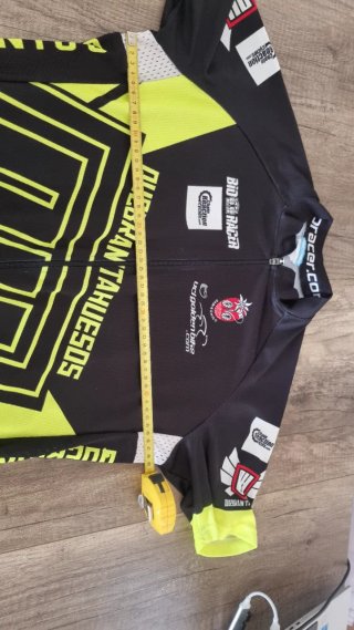 Maillot Ciclismo Bio Racer Negro y Amarillo