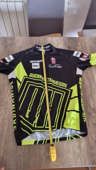 Maillot Ciclismo Bio Racer Negro y Amarillo