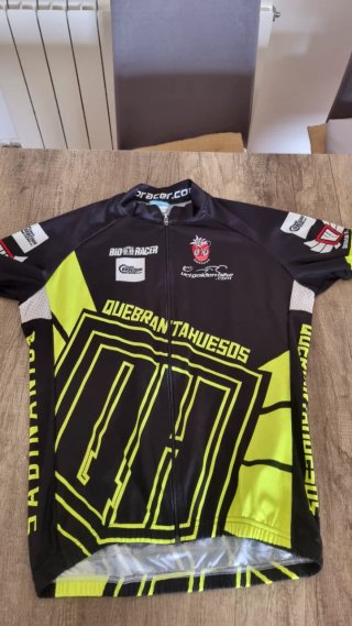 Maillot Ciclismo Bio Racer Negro y Amarillo