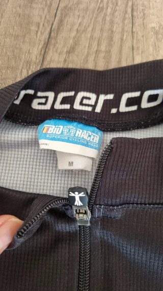 Maillot Ciclismo Bio Racer Negro y Amarillo