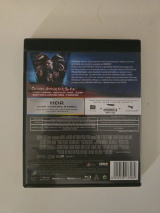 3 Películas Venom Marvel Blu-ray Español