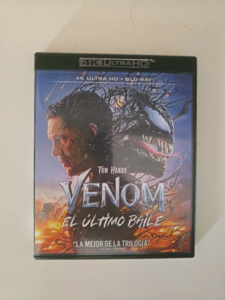 3 Películas Venom Marvel Blu-ray Español