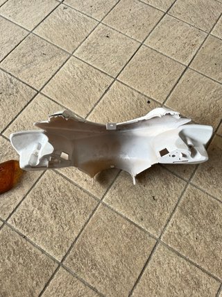 Mascherina Copri Manubrio Aerox Bianca