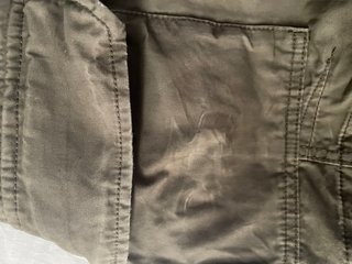 Bermuda uomo cotone verde militare tg S