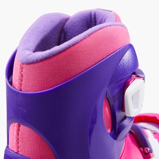Patines Línea Niños Oxelo Ajustable 3 tallas Play 3 Rosa