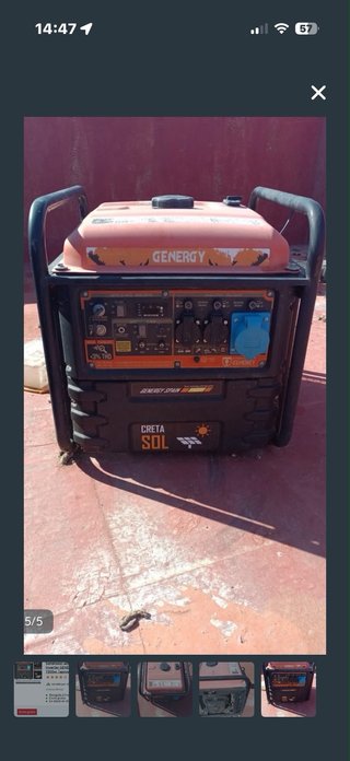 Generador Inverter GENERGY 7200w Automático
