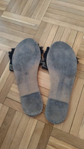 Lote de 2 pares de sandalias planas talla 38