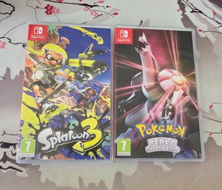 Splatoon 3 y Pokémon Perla Reluciente switch