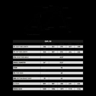 Bicicleta MTB Travesía Expl 50 Gris Claro