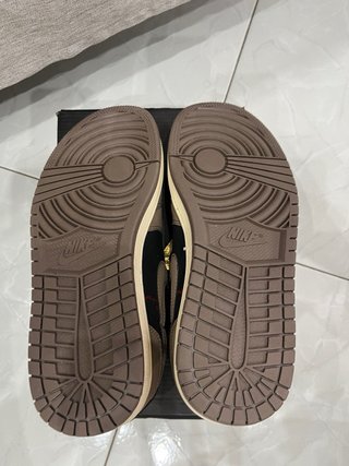 Scarpe Jordan 1 Low Travis Scott Brown
