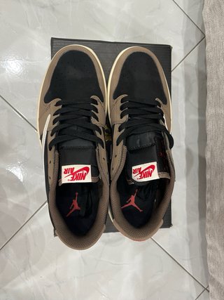 Scarpe Jordan 1 Low Travis Scott Brown