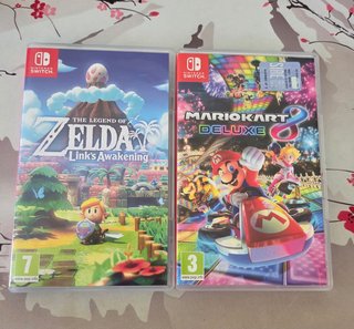 Mario Kart 8 Deluxe y Zelda Links Awakening