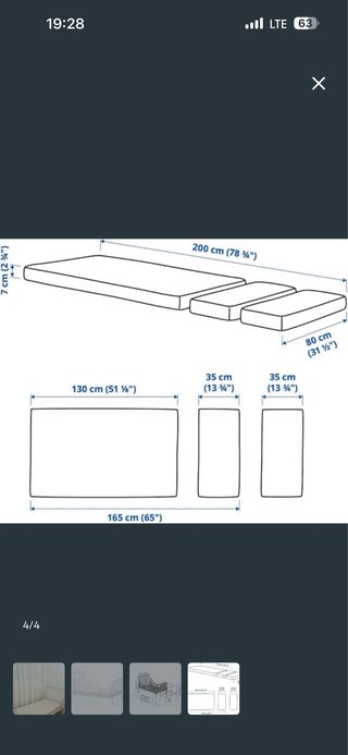 Cama extensible IKEA MINNEN blanca 80x200 cm