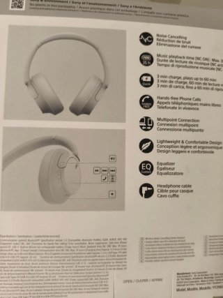 Auriculares Sony WH-CH720N Blancos. Nuevos