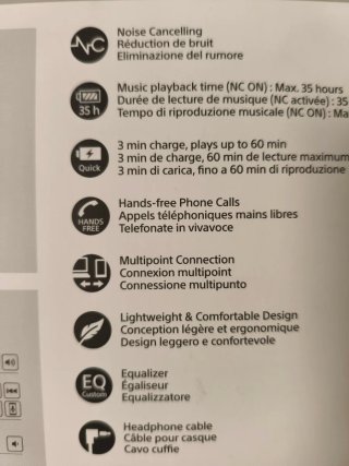 Auriculares Sony WH-CH720N Blancos. Nuevos