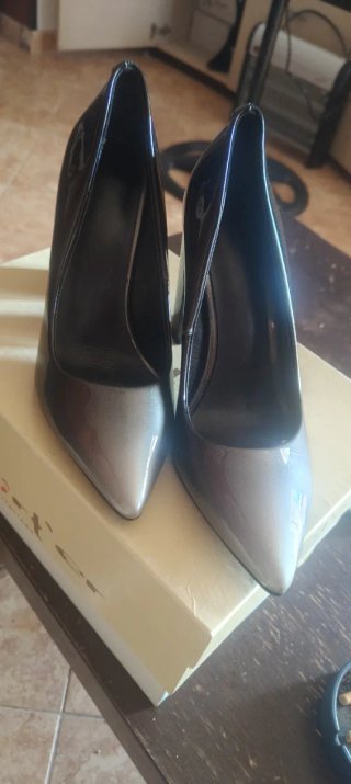 Scarpe donna tacco alto nere/grigie