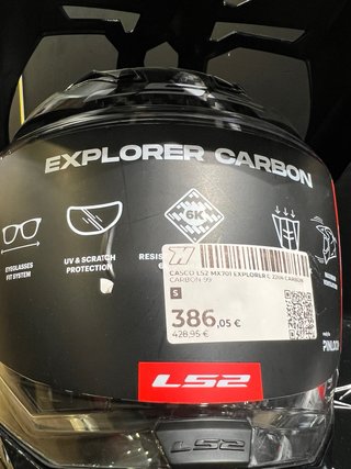 Casco LS2 MX701 Explorer Carbono, M