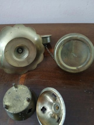 Set 2 porta incenso  e 1 bruciatore ad alcol vinta