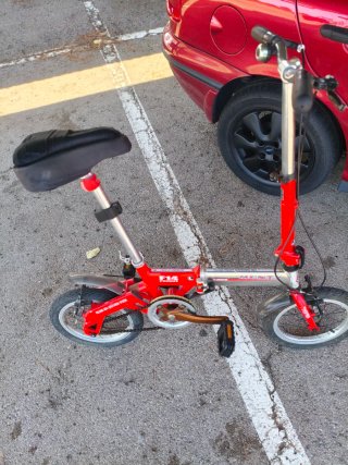 Bicicleta Monty F14 plegable