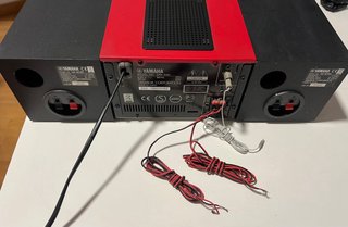 Microcadena Yamaha CRX-040 CD/USB Roja