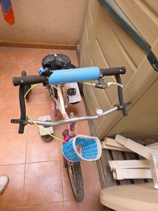Bicicleta adaptada para niños con distintas capaci