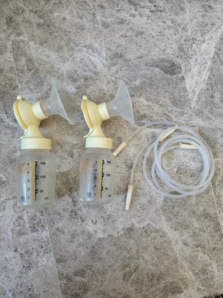 Set Doble Sacaleches Medela