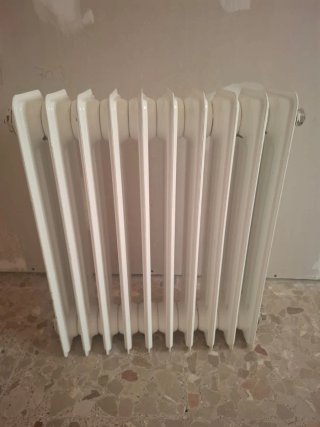 8 Radiadores blancos de metal varias medidas
