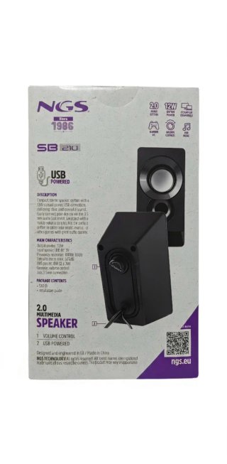Altavoces NGS SB210 Multimedia 2.0 USB