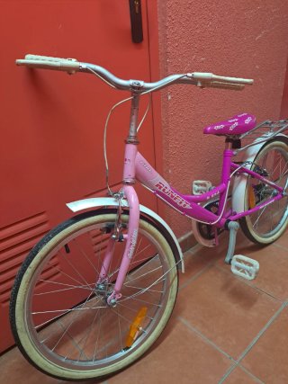 Bicicleta infantil rosa