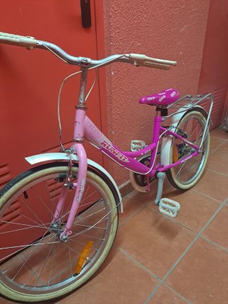 Bicicleta infantil rosa